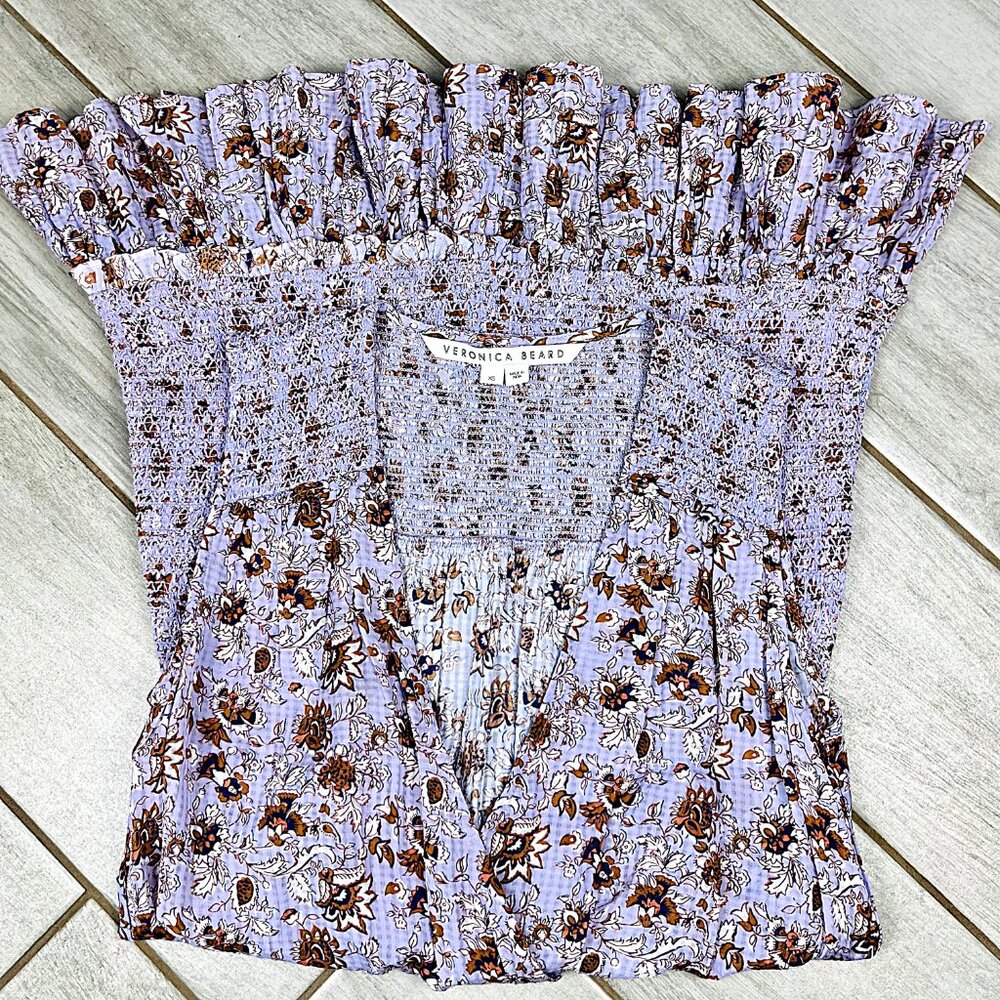 Veronica Beard Cox Dress Lavender Floral – Like New - Picture 9 of 12